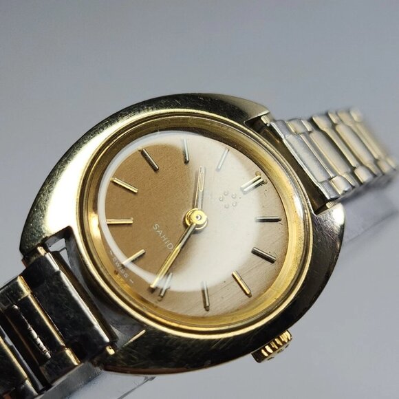 Eterna matic Watch sahida Brown Dial Womens Automatic Wristwatch 1960s Vintage‎ - Picture 10 of 11